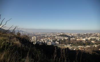 Baou de Saint Marcel - vue sur marseille