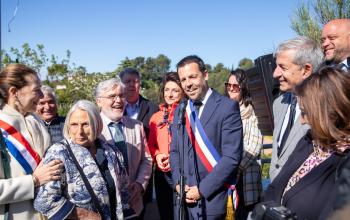 Inauguration promenade Marcel Pagnol le 18 avril 2024