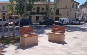 banc place Caire.