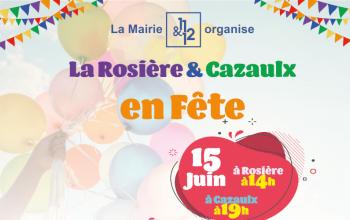 Rosière et Cazaulx en fête