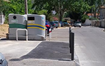 création de la traversée piétonne au 18 traverse de la Dominique, quartier La Pomme