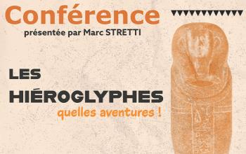 Conférence sur les hiéroglyphes jeudi 17 septembre en Mairie de Secteur