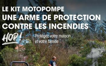 Prévention incendie : jusqu’à 1 000 euros d'aide pour l’achat d’un kit motopompe